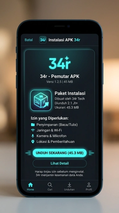 Unduh dan Instal APK 34r untuk Android