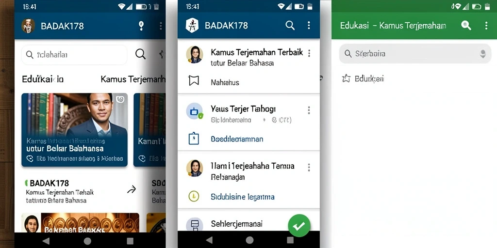 Tampilan antarmuka BADAK178 yang sederhana dan fungsional.