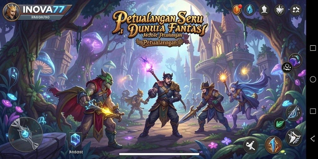 Antarmuka INOVA77 menampilkan pemandangan menakjubkan dalam petualangan.